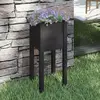 Image de vidaXL Jardinière - Noir