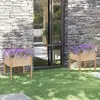 Image de vidaXL Jardinières 70x70x70 cm - Bois de pin