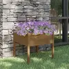 Image de vidaXL Jardinière - Marron Miel 70x70 cm