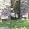 Image de vidaXL Jardinières 2 pcs 70x31x70 cm - Blanc