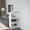 Image de vidaXL Bibliothèque Blanc