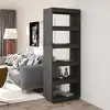 Image de vidaXL Bibliothèque/Séparateur de pièce - Gris