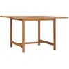 Image de vidaXL Table à dîner jardin 110x110x75 cm - Bois de teck