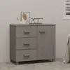 Image de vidaXL Buffet HAMAR - Gris clair