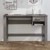 Image de VidaXL Bureau HAMAR gris clair