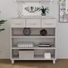 Image de vidaXL Table console HAMAR Blanc