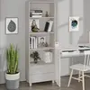Image de vidaXL Buffet HAMAR Blanc