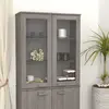 Image de VidaXL Dessus de buffet HAMAR gris clair