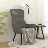 Image de vidaXL Chaise de relaxation - Gris clair