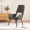 Image de vidaXL Chaise de relaxation - Gris foncé
