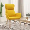Image de vidaXL Chaise de relaxation - Jaune moutarde