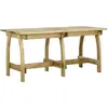 Image de vidaXL Table de jardin - Bois de pin