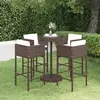 Image de vidaXL Ensemble bar de jardin 5 pcs