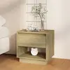 Image de vidaXL Table de Chevet - Chêne Sonoma - 45x34x44 cm