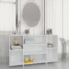 Image de vidaXL Buffet 120 cm - Blanc