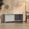 Image de vidaXL Meuble TV Gris Béton 90 cm