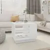 Image de VidaXL Table basse blanc 55x55x43