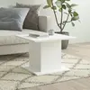 Image de vidaXL Table basse blanc bois d'ingénierie