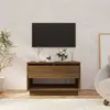 Image de vidaXL Meuble TV Chêne Marron - 70x41x44 cm