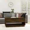 Image de vidaXL Table Basse Chêne Fumé