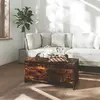Image de VidaXL Table basse - Chêne fumé