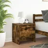 Image de vidaXL Table de chevet - Chêne fumé