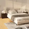 Image de vidaXL Tables de chevet 2 pcs chêne fumé