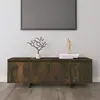 Image de vidaXL Meuble TV Chêne fumé 120 cm
