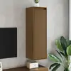Image de vidaXL Armoires murales 2 pcs - Marron miel