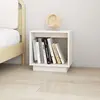 Image de vidaXL Table de chevet - Blanc bois de pin