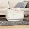 Image de vidaXL Table basse blanc - 55x56x32 cm