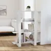 Image de Vidaxl Bibliothèque/Séparateur de pièce - Blanc