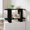 Image de Bibliothèque/Séparateur Noir 80x30x51 cm