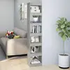 Image de vidaXL Bibliothèque/Séparateur de Pièce Gris Béton