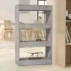Image de vidaXL Bibliothèque/Séparateur de pièce gris béton