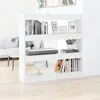 Image de vidaXL Bibliothèque/Séparateur Blanc 100x30x103 cm