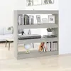 Image de vidaXL Bibliothèque/Séparateur Gris béton