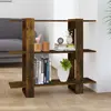 Image de vidaXL Bibliothèque/séparateur chêne fumé 100 cm