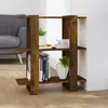 Image de vidaXL Bibliothèque/Séparateur Chêne fumé