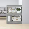 Image de VidaXL Bibliothèque/Separateur de pièce - Sonoma gris