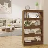 Image de vidaXL Bibliothèque Chêne marron
