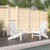 Image de vidaXL Chaises Adirondack de jardin lot de 2 - PEHD