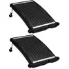 Image de vidaXL Panneaux de chauffage solaire de piscine courbés