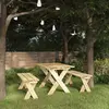 Image de vidaXL Banc de Jardin - Bois Pin Imprégné