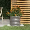 Image de vidaXL Jardinière de jardin acier 40x40x36 cm Gris