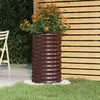 Image de vidaXL Jardinière de Jardin en Acier - Marron