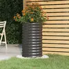 Image de vidaXL Jardinière Acier Anthracite 40x68 cm