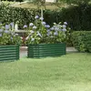 Image de vidaXL Lit surélevé de jardin Vert 114x40x36 cm