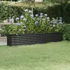 Image de vidaXL Lit surélevé jardin acier - Anthracite