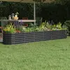 Image de vidaXL Lit surélevé de jardin Acier enduit de poudre Anthracite